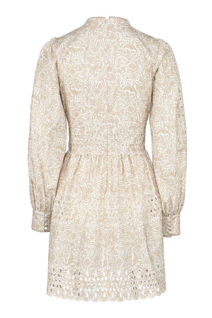 Isabelle Printed Dress - Humus