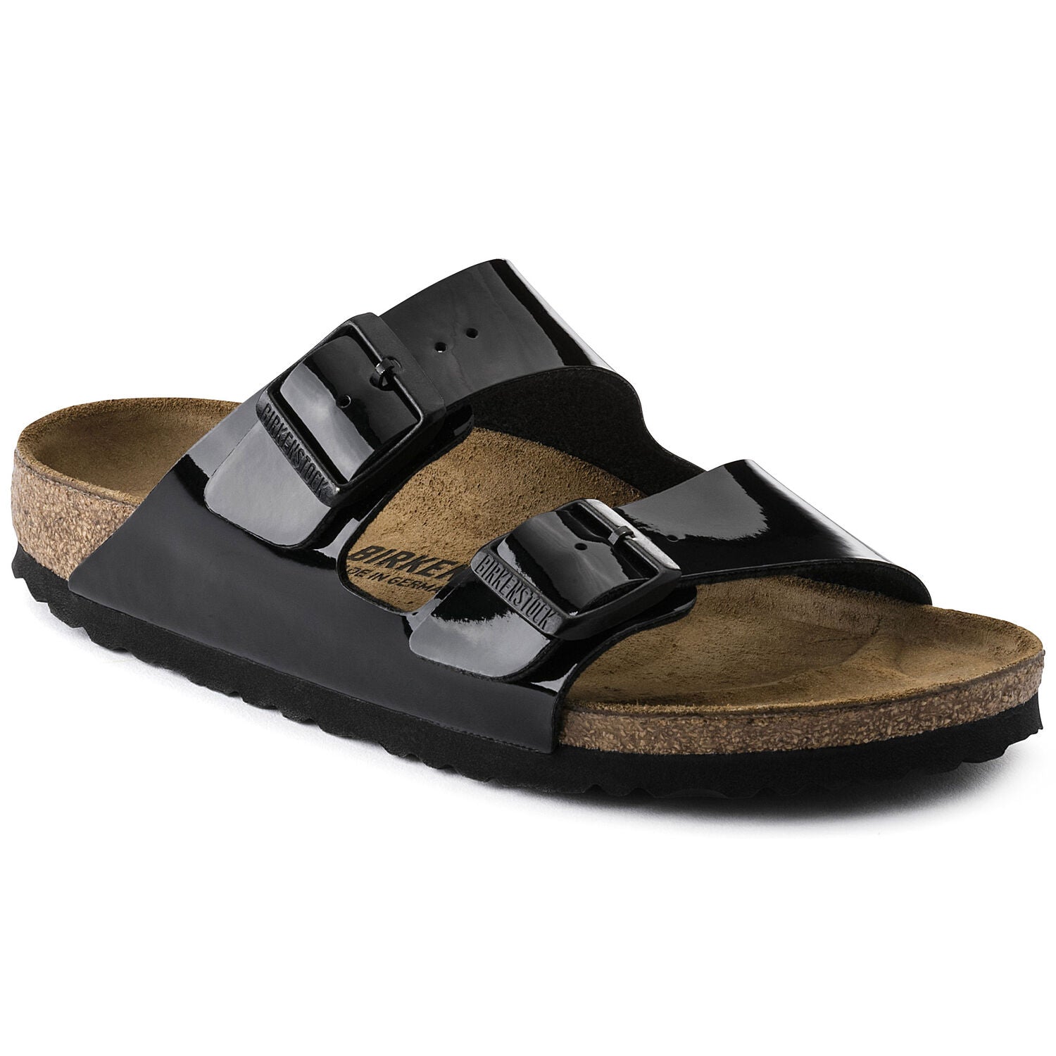Arizona Birko-Flor - Patent Black - Birkenstock - Sko - VILLOID.no