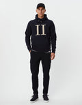 Encore Bouclé Hoodie - Dark Navy/Ivory