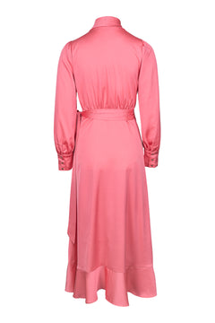 Iza Midi Dress - Coral