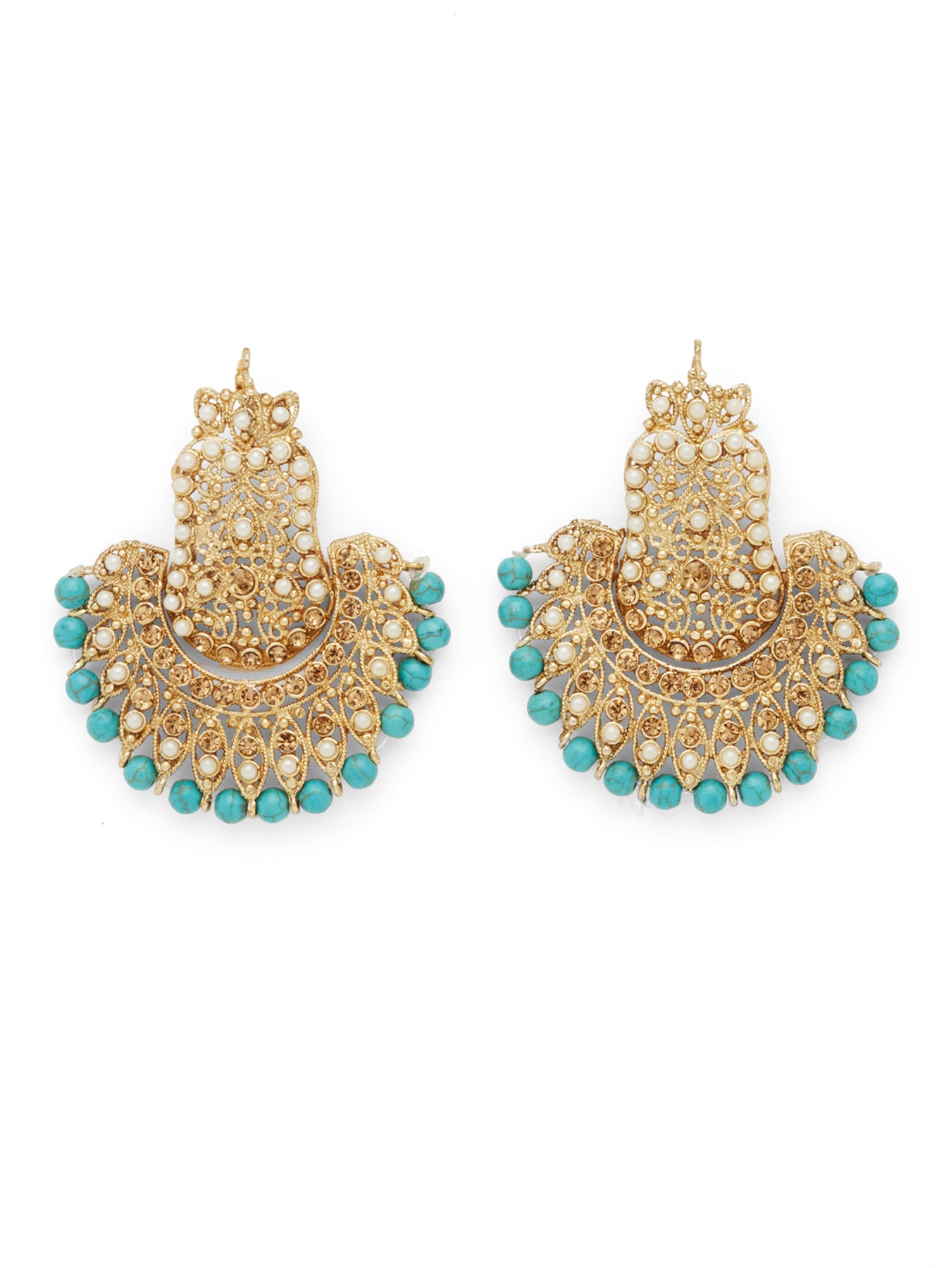 The Peacock Earrings - Blue - Miss Mathiesen - Smykker - VILLOID.no