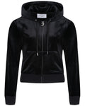 Robertson Classic Velour Zip Hoodie - Black - Juicy Couture - Gensere - VILLOID.no