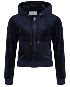 Robertson Classic Velour Zip Hoodie - Night Sky - Juicy Couture - Gensere - VILLOID.no