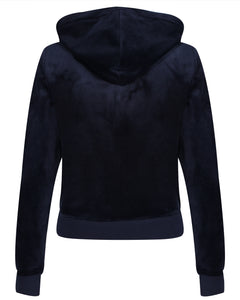 Robertson Classic Velour Zip Hoodie - Night Sky - Juicy Couture - Gensere - VILLOID.no