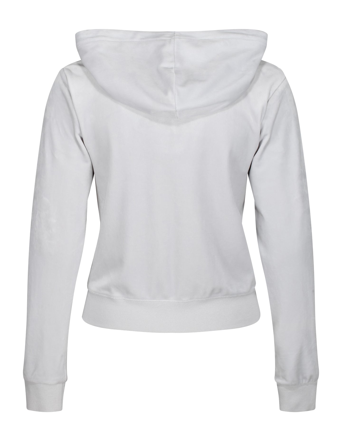 Robertson Classic Velour Zip Hoodie - Quite Gray