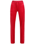 Del Ray Classic Velour Pant Pocket - Astor Red - Juicy Couture - Bukser & Shorts - VILLOID.no