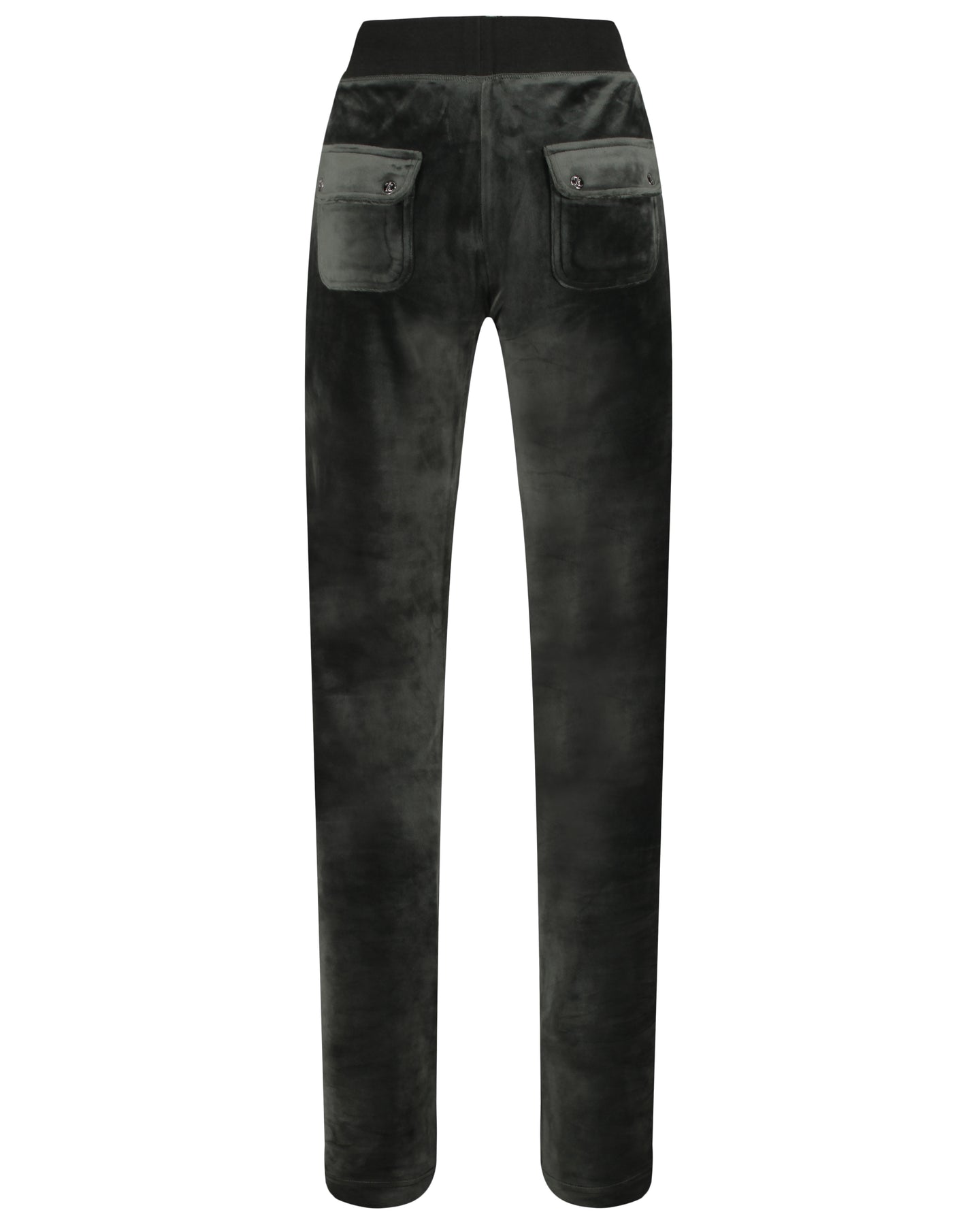 Del Ray Classic Velour Pant Pocket - Dark Moss - Juicy Couture - Bukser & Shorts - VILLOID.no