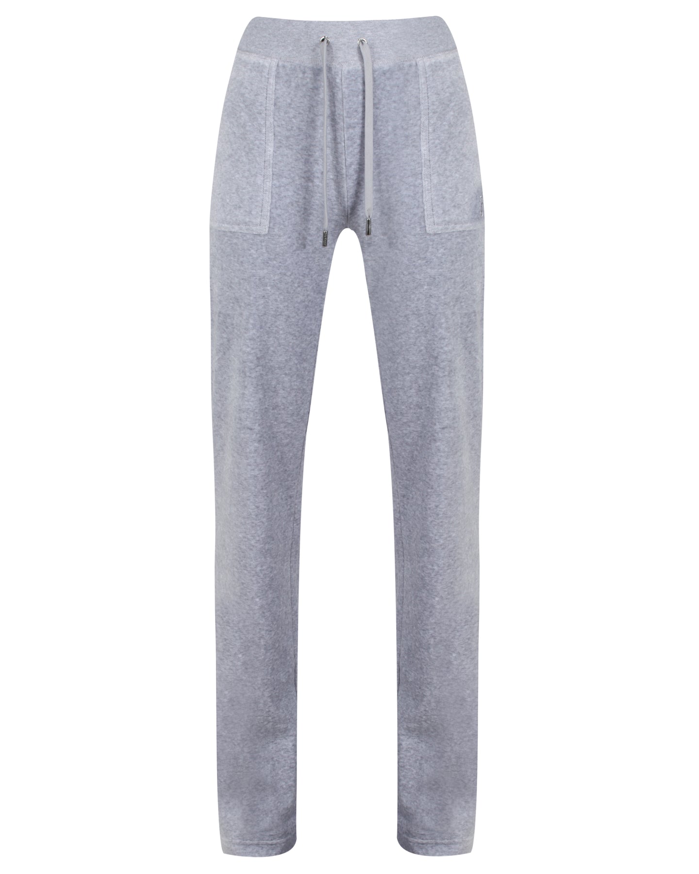 Del Ray Classic Velour Pant Pocket - Grey Melange - Juicy Couture - Bukser & Shorts - VILLOID.no
