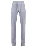 Del Ray Classic Velour Pant Pocket - Silver Marl