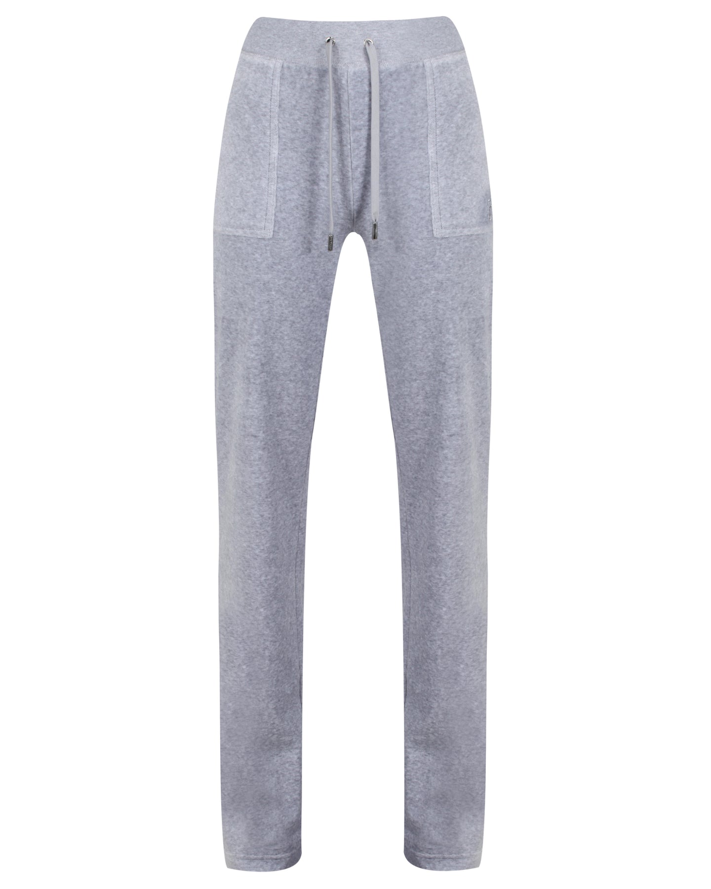 Del Ray Classic Velour Pant Pocket - Silver Marl