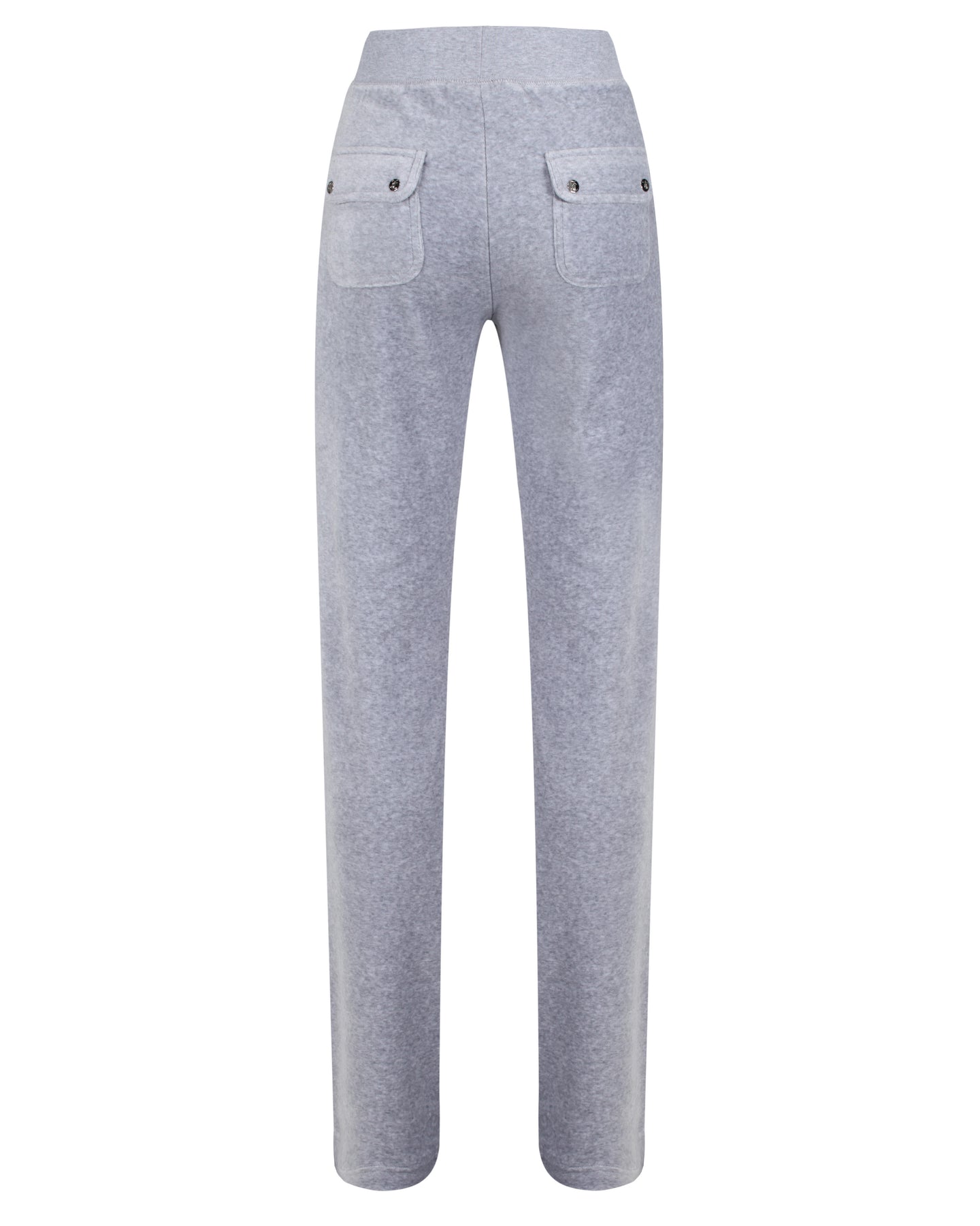 Del Ray Classic Velour Pant Pocket - Silver Marl