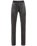 Juicy Couture Del Ray Classic Velour Pant Pocket - Top Hat