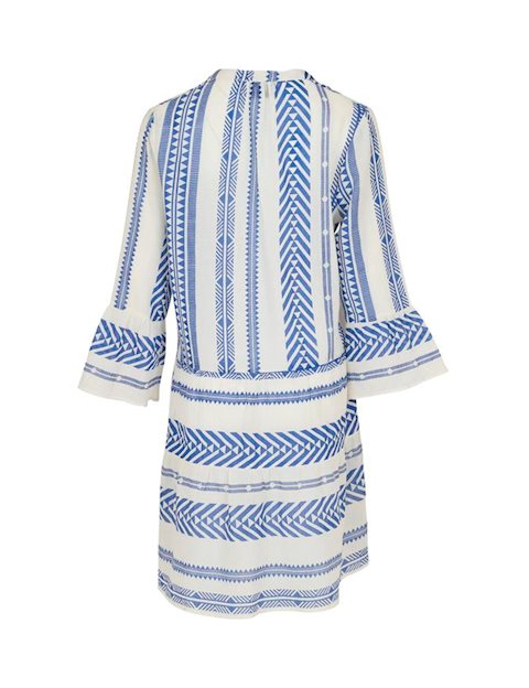 Gunvor Aztec Dress - Blue - Neo Noir - Kjoler - VILLOID.no