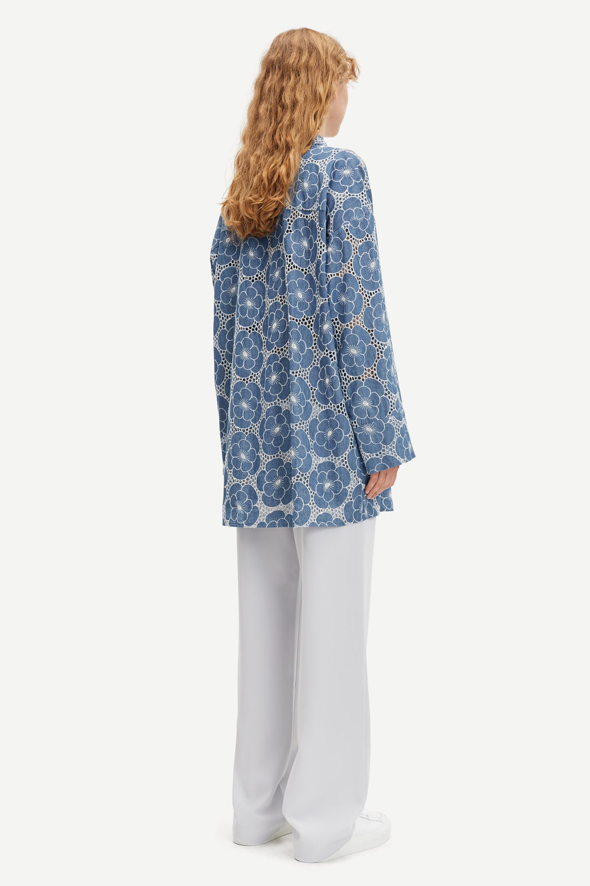 Jimea Shirt 14215 - Blue Flower