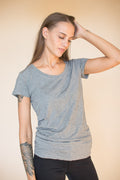Women's T-shirt - Grey Melange - The Product - T-skjorter & Topper - VILLOID.no