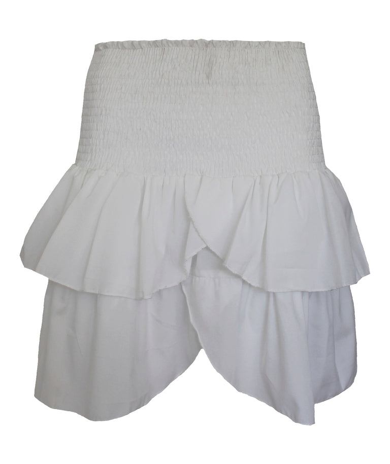Carin Skirt - White - Neo Noir - Skjørt - VILLOID.no