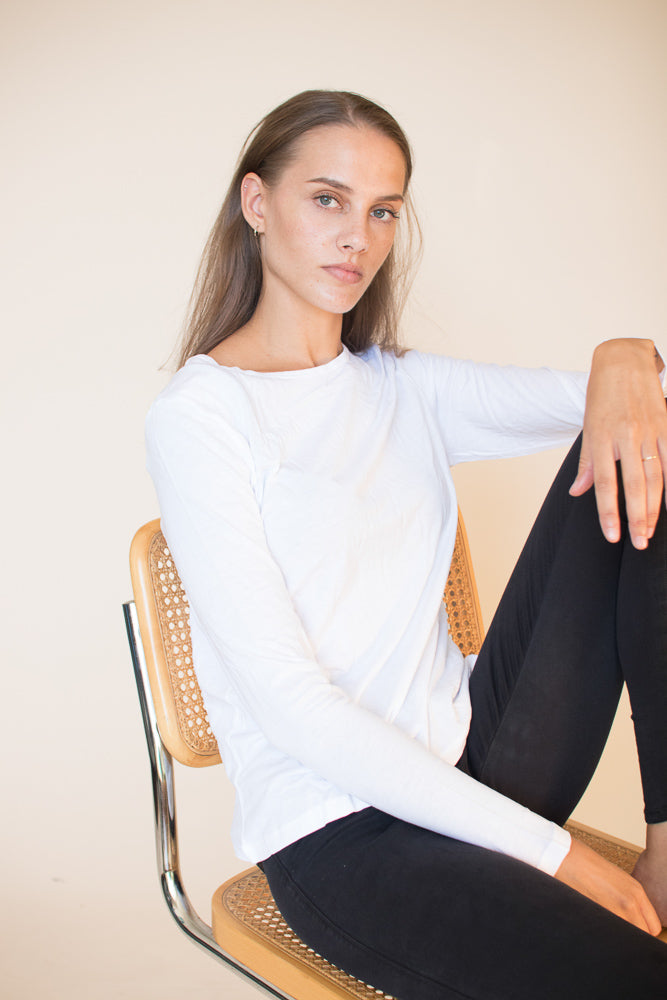 Women's Long Sleeve - White - The Product - Gensere - VILLOID.no