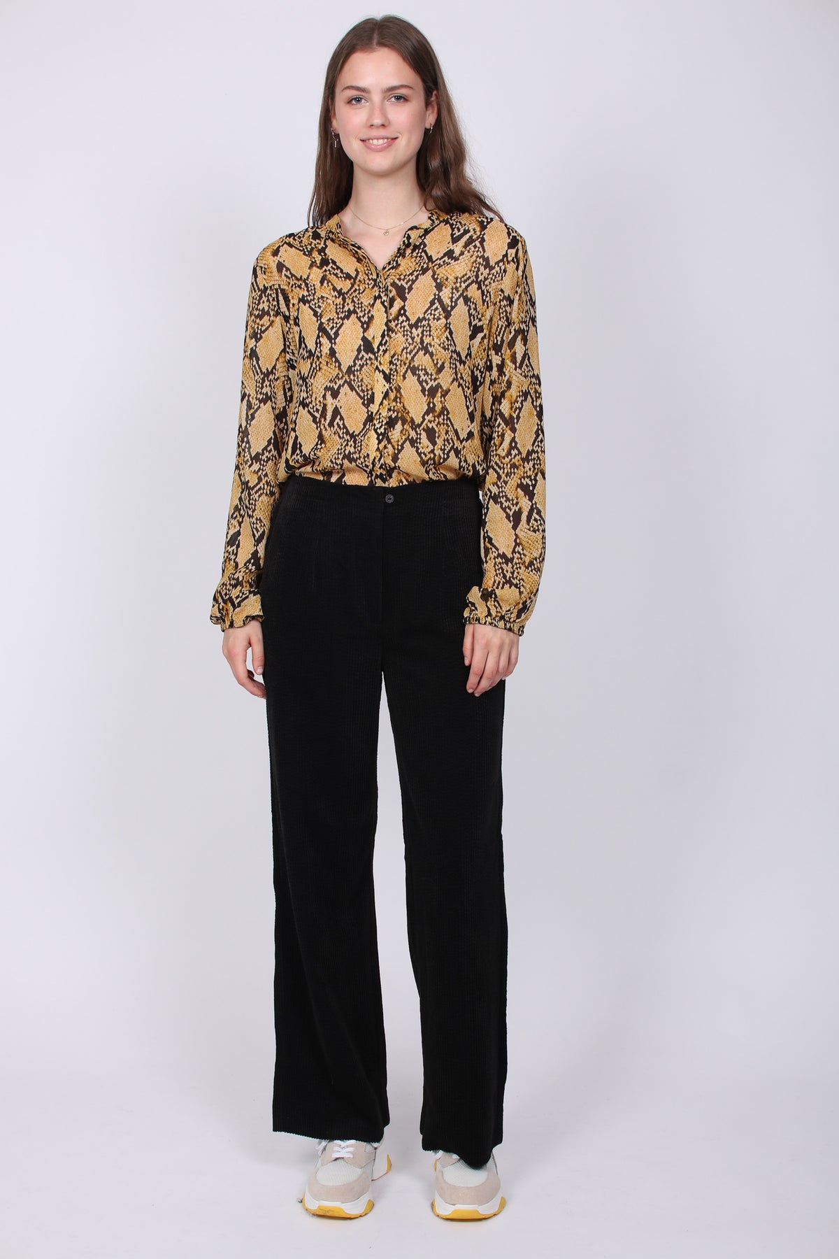 Snake Shirt - Chai Tea - Second Female - Bluser & Skjorter - VILLOID.no