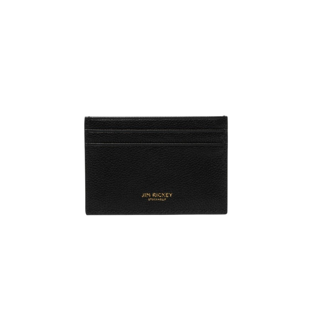 Credit Card Holder - Black Grained Leather