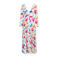 Florissa Dress - White AOP