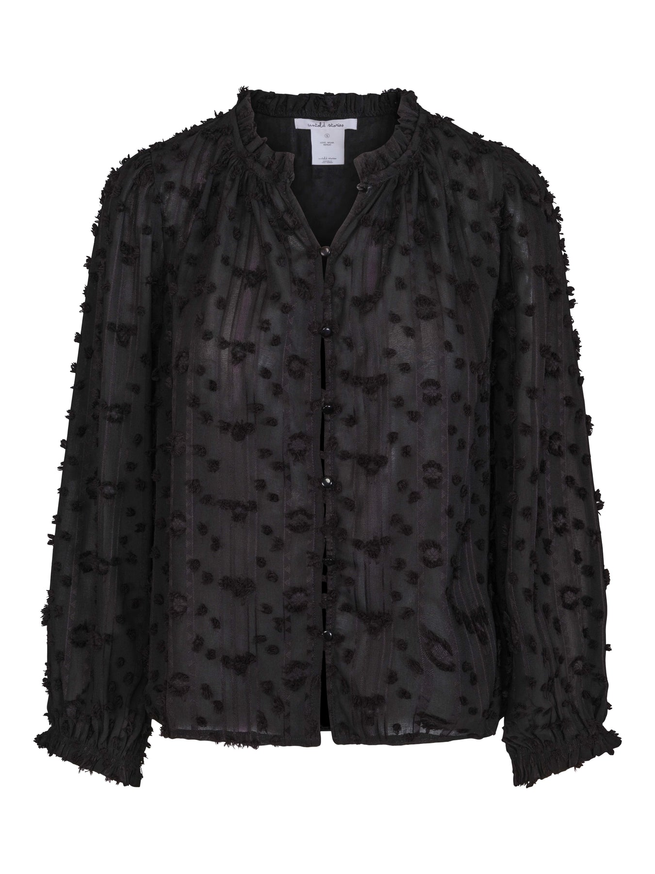 Julia Button Shirt - Black