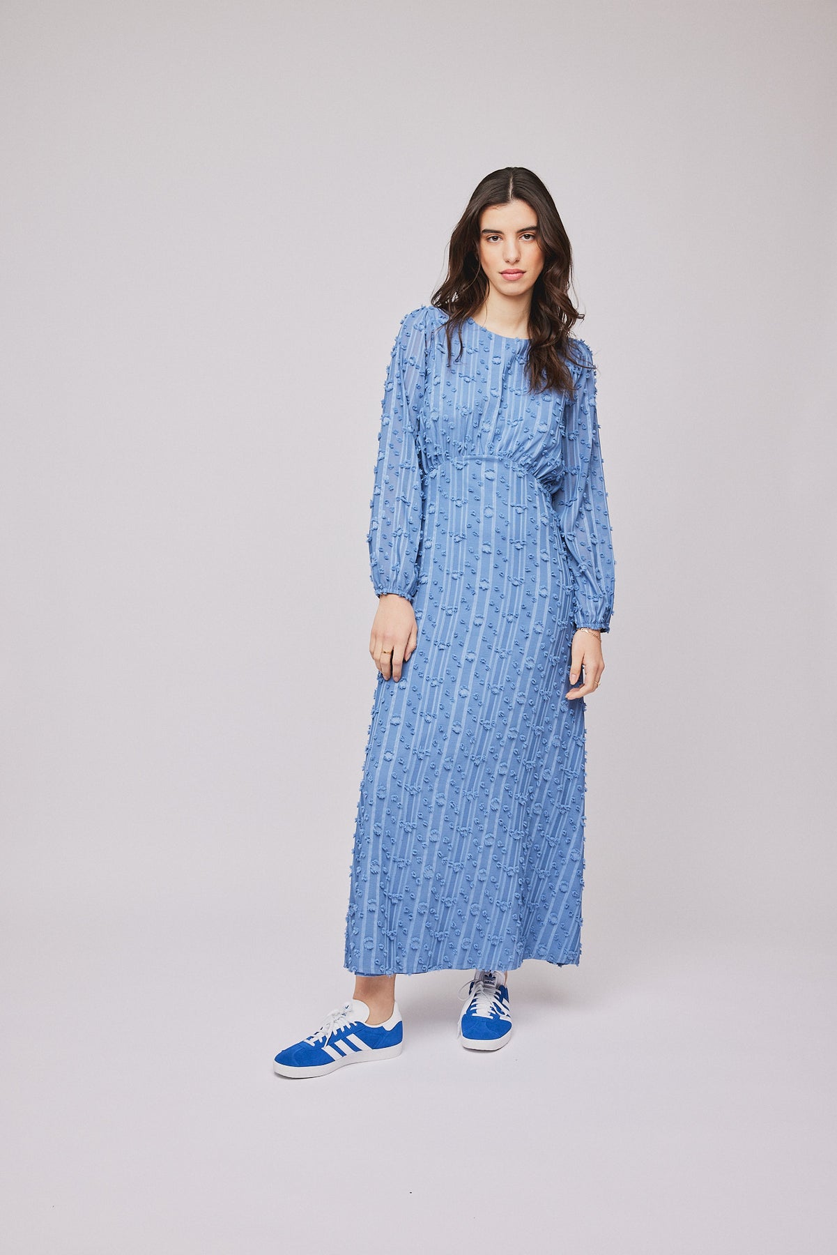 Julia Long Dress - Blue