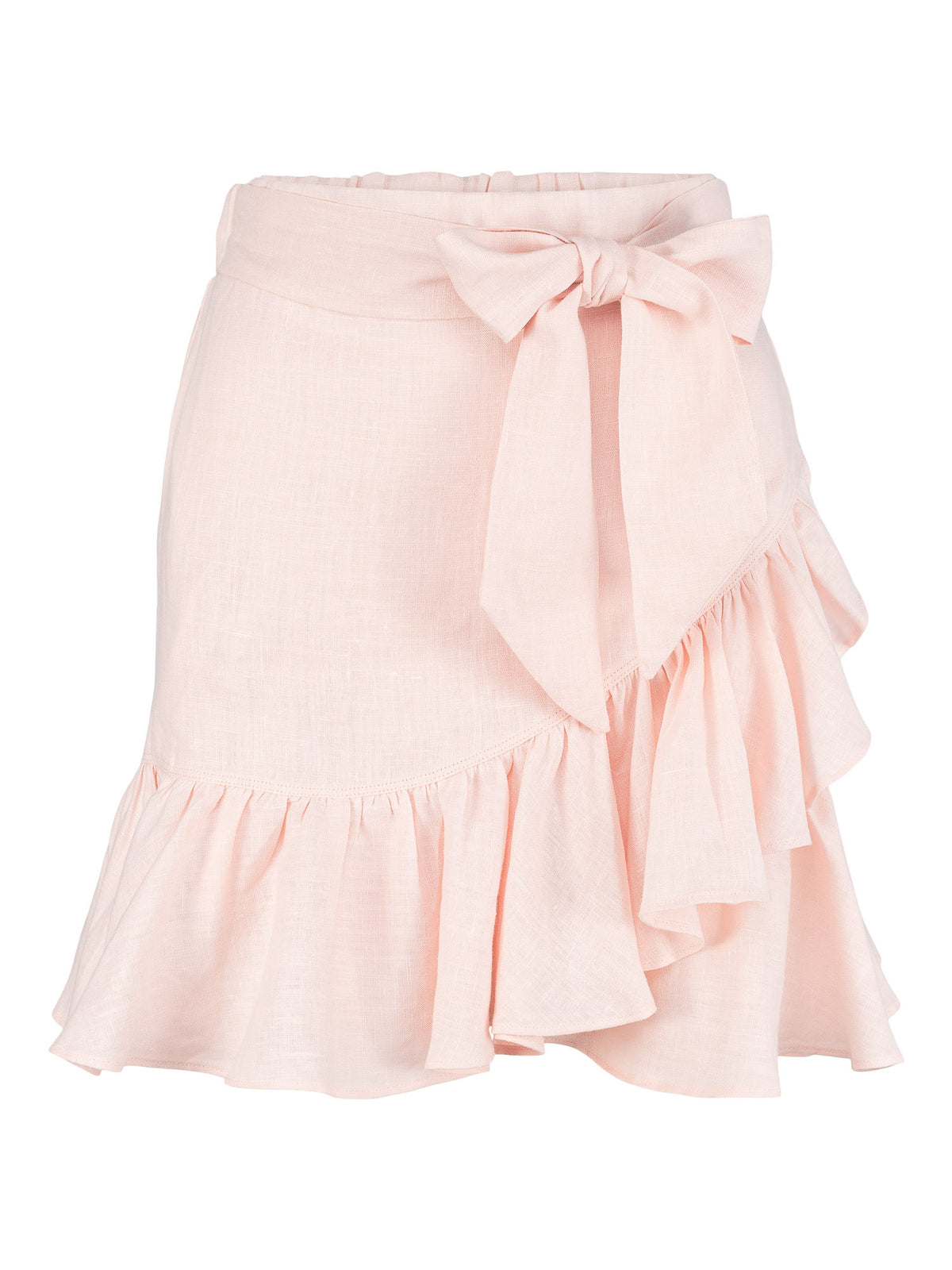 Julli Linen Skirt - Dusty Pink