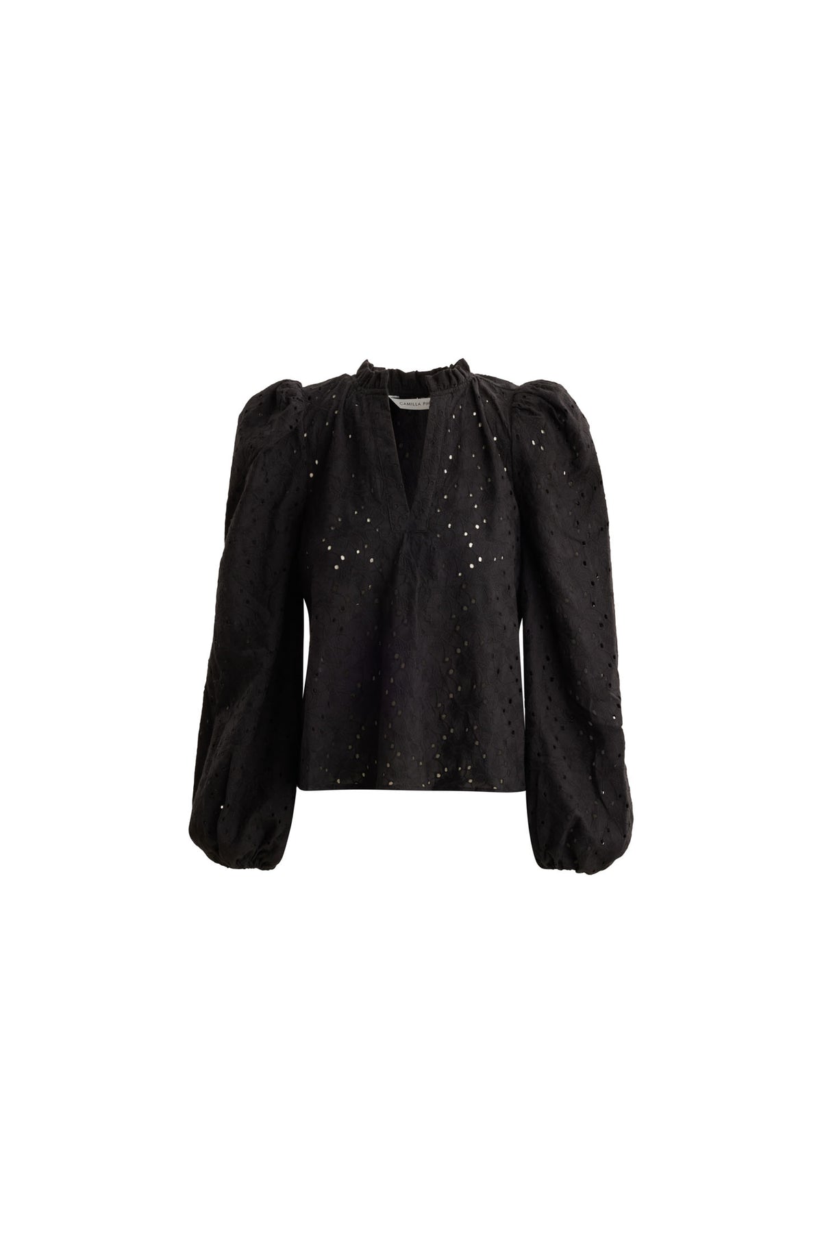 Karro Blouse - Black Flower Lace