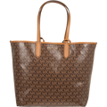 Eliza Large EW Open Tote Bag - Brown/Acorn