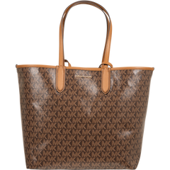 Eliza Large EW Open Tote Bag - Brown/Acorn