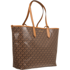 Eliza Large EW Open Tote Bag - Brown/Acorn
