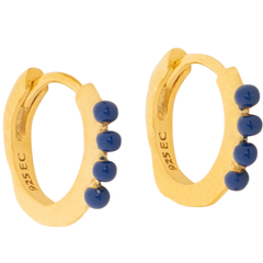 Paula Hoops - Navy Blue