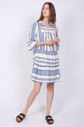 Gunvor Aztec Dress - Blue - Neo Noir - Kjoler - VILLOID.no