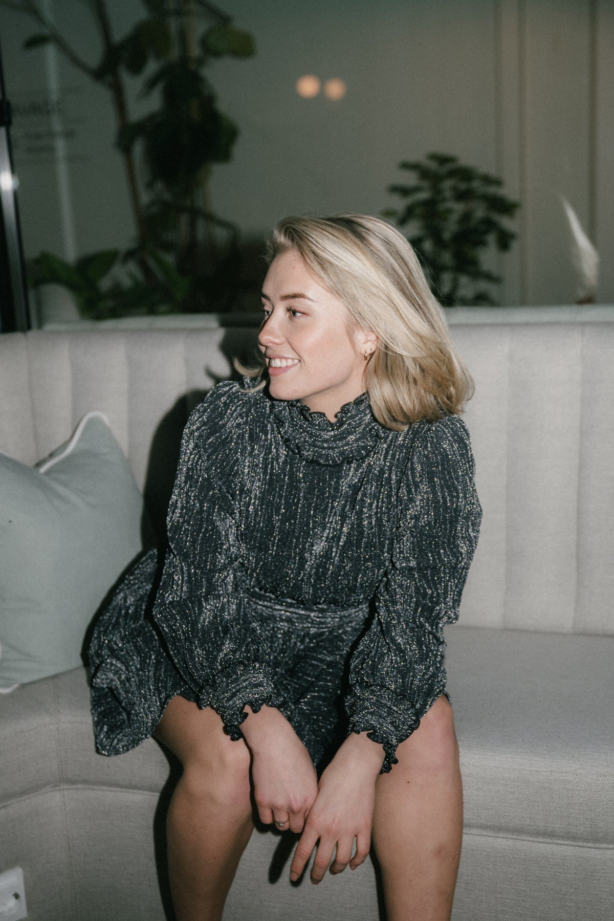 Addison Dress - Silver
