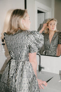 Delilah Dress - Midnight Blue Metallic