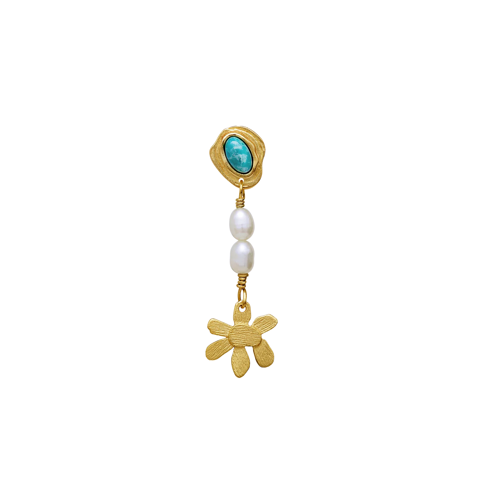 Karla Single Earring - Gull