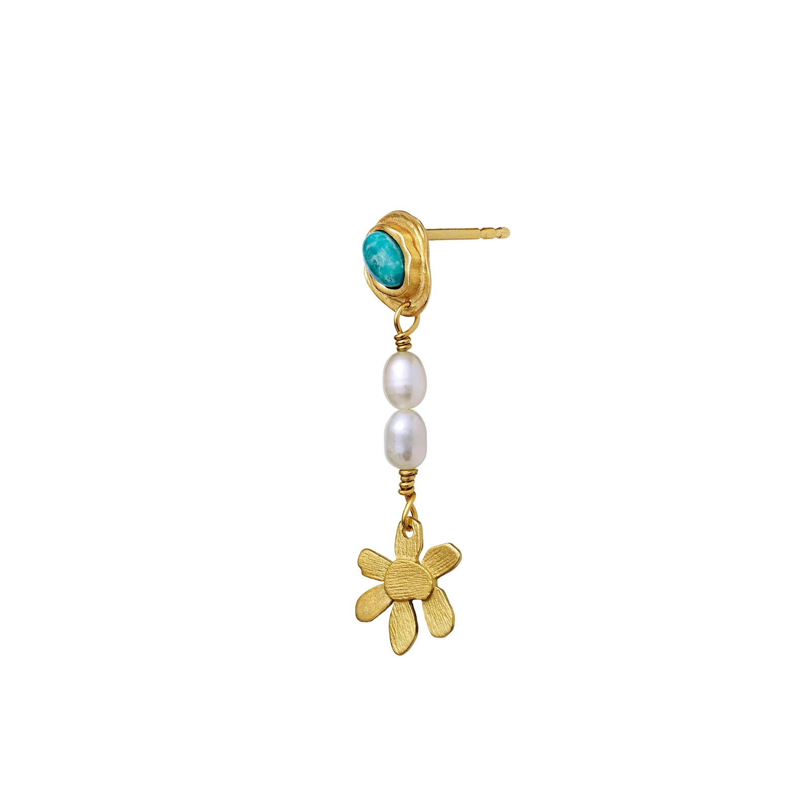 Karla Single Earring - Gull