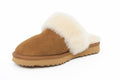 Slipper Shearling Suede - Chestnut - Cedrico - Sko - VILLOID.no