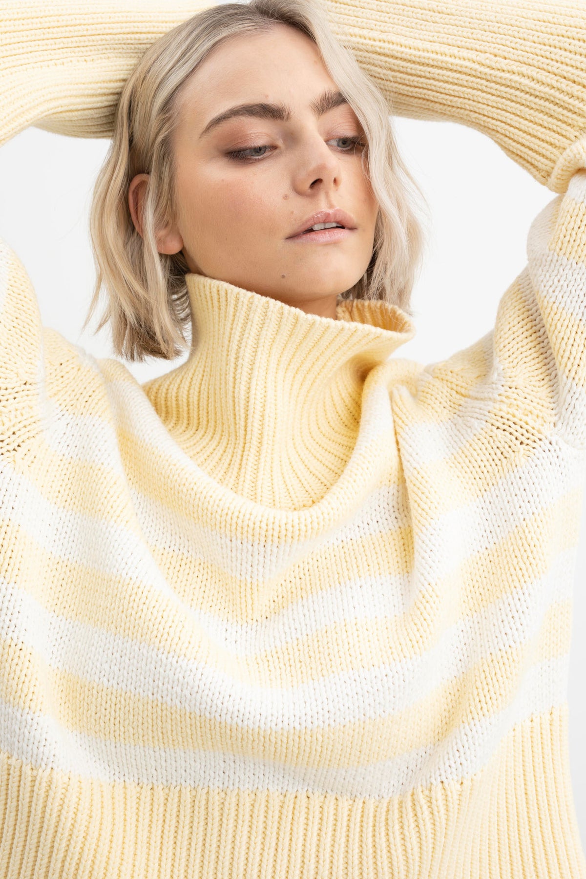 Koster Stripe Knit - Soft Yellow