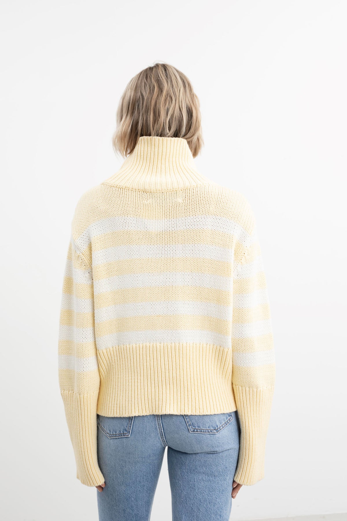 Koster Stripe Knit - Soft Yellow