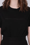 Liv Organic Logo Tee - Black - Moss Copenhagen - T-skjorter & Topper - VILLOID.no