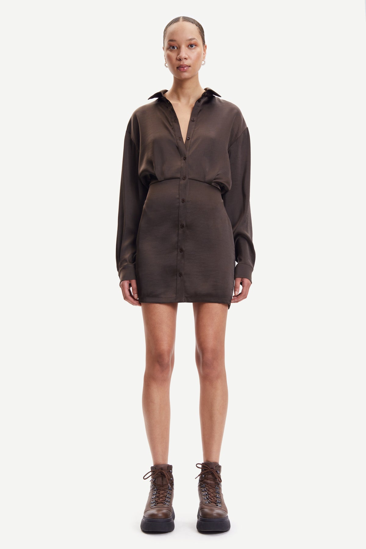 Liza Shirt Dress 12956 - Delicioso