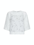 Lava Brocade Blouse - Off White