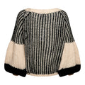 Liana Knit Sweater - Cream/Black