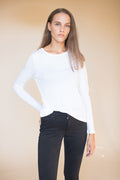 Women's Long Sleeve - White - The Product - Gensere - VILLOID.no