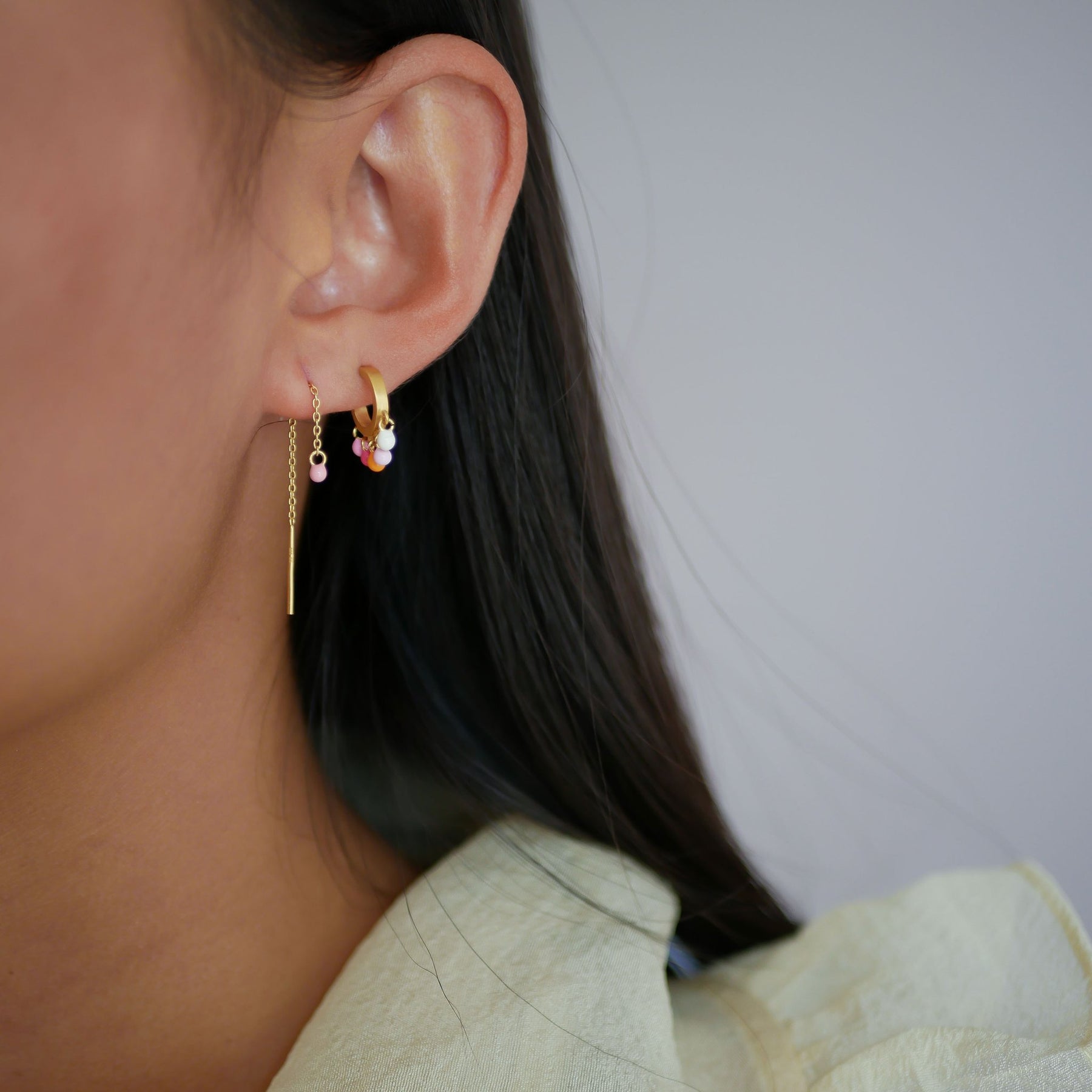 Rainbow Hoops - 925S/GP/M