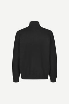 Guna Turtle Neck Zip - Black