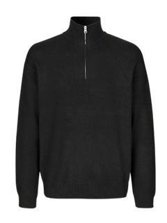 Guna Turtle Neck Zip - Black