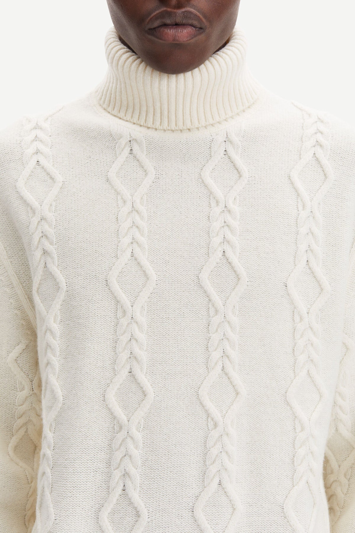 Mas Turtleneck 14581 - Whisper White