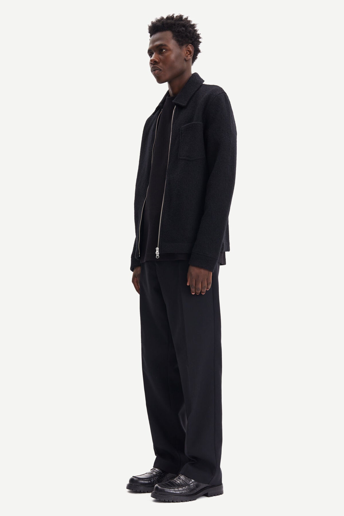 Hannes Full Zip 14612 - Black